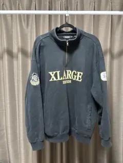 XLARGE XLレコーズ　ハーフジップ　プルオーバー　スウェット