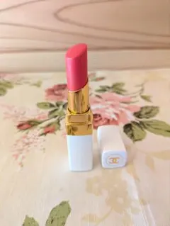 シャネルルージュココボーム918ピンクリップクリーム　ショッパー付き