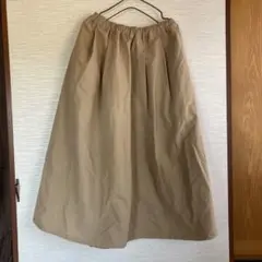 HUG.U 撥水2wayフレアスカート ベージュ