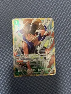 ワンピースカード スタバ優勝景品 強ェとわかってんだから… 始めから