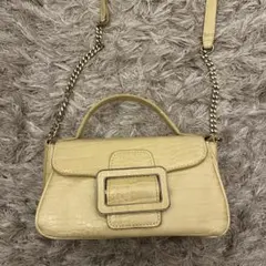 ZARA バッグ アニマルプリント イエロー