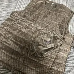 UNIQLO チェック柄 メンズウルトラライトダウンベスト Lサイズ