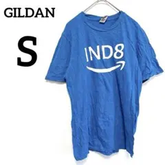 GILDAN ギルダン　半袖Tシャツ 水色【S】グラフィック　ヴィンテージ　春夏
