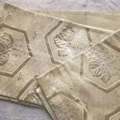 金色 八角形花模様 袋帯 結婚式 卒業式