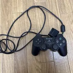 SONY PlayStation 2 コントローラー 黒　ジャンク品