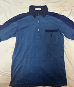 【美品】サンローラン Saint Laurentバイカラーポロシャツ