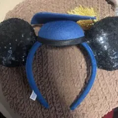 卒業帽デザイン スパンコールカチューシャ