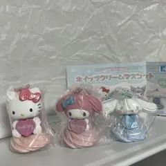 サンリオ ホイップクリームマスコット　キティ　マイメロ　シナモン　計3点