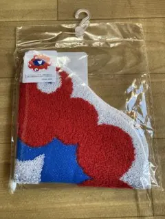 関西万博ミャクミャク ダイカット ミニタオル 赤