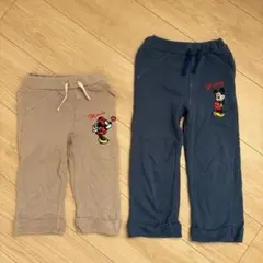 ディズニー ミッキー ミニー パンツ 2点セット