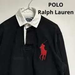 古着 90s POLO Ralph Lauren 長袖ラガーシャツ ビッグポニー