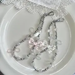 ビーズキーホルダー ストラップ スマホストラップ 韓国