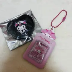 サンリオ マイメロディ クロミ 缶バッジ キーホルダー