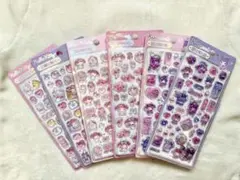 【正規品】在庫少なくなってます‼︎ 立体シール　サンリオ　６シートセット