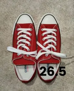 コンバース　オールスター100 チャックテイラー　赤色　26.5センチ