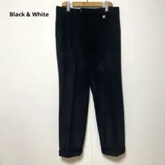 Black & White ブラックアンドホワイト スラックスパンツ 88サイズ