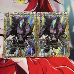 燃える禁断ドルマゲドンW シークレット　シク　2枚