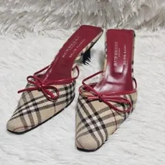 2025年最新】BURBERRY BLUE LABEL ミュールの人気アイテム - メルカリ