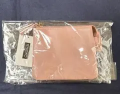 【未使用タグ付】フェリシモ　LAMIPLUS エコレザー　三層設計　ポーチ　財布のサムネイル