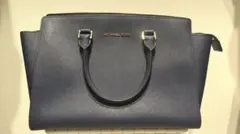 【目立った傷なし】MICHAEL KORS ネイビー ハンドバッグ✩﻿値下げ✩﻿