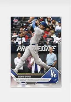 2025 大谷翔平 20号HR topps now