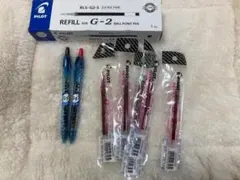 『PILOT B2P』0.5mm 黒 赤 替え芯17本付 国内未発売 激レアのサムネイル