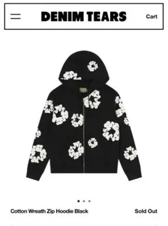 新品未開封 正規店購入　デニムティアーズ　ジップ　パーカー　M