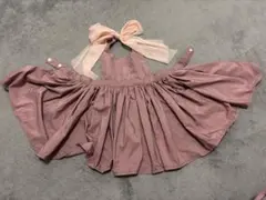 MARIMARI 新生児　ベビー　ドレス　ワンピース　エプロン　80-90