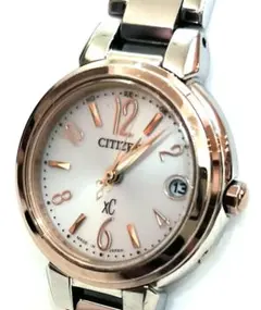【稼働】CITIZEN シチズン xC レディース 腕時計 エコドライブ　コンビ