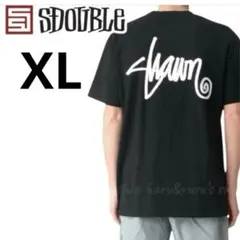 海外限定！【XL】S/Double エスダブル 半袖 Tシャツ 黒のサムネイル
