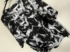 【未使用】NO ID. BLACK アートプリント Tシャツ