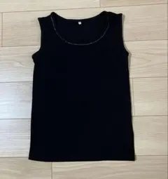 ノースリーブ　黒色 レディースM