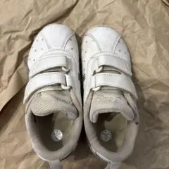 ASICS キッズスニーカー 18.0cm ベージュ