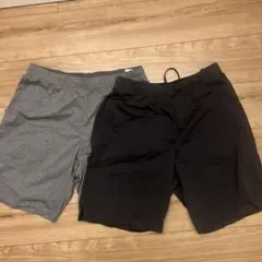 美品 2枚セットUNIQLO ウルトラストレッチ アクティブショートパンツ L