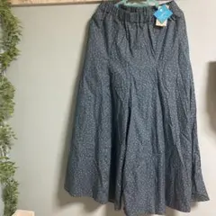 新品タグ付　サマンサモスモス　ドット柄ガウチョパンツ　水色　水玉　SM2 フリーのサムネイル