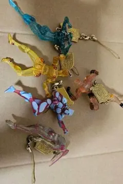 一番くじジョジョの奇妙な冒険アニバーサリー　J賞スタンドストラップ 5点セット