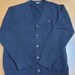 East Boy ネイビー Vネックカーディガン L☆used
