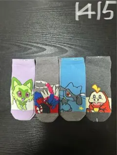ポケットモンスター新品靴下4足セットサイズ15-20