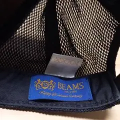 BEAMS チェック柄 メッシュキャップ 帽子