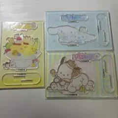 いちご新聞 50th アクスタ プリン　シナモン　ポチャッコ　シークレット