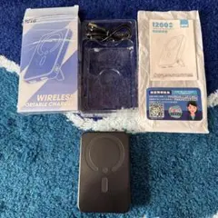 W16 ワイヤレスポータブルチャージャー【12,000mAh大容量】