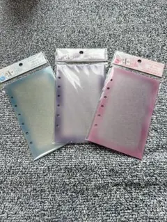 【クーリア正規品】とうめいシールシート3色セット ピンク パープル ブルー