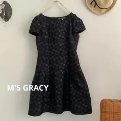 山浦様 M'S GRACY 花柄ワンピース 38 - メルカリ