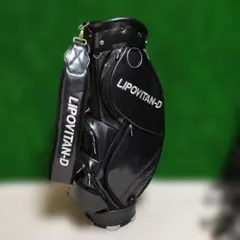 希少？　リポビタンD キャディバッグ 黒 フード無し