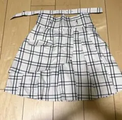 dazzlin ダズリン レイヤードプリーツミニスカート ベージュ