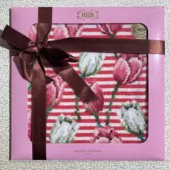 フェイラー　ハンカチ　ユナイテッドアローズコラボ　チューリップ　約25cm