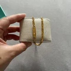 4°C K10 ゴールド 2連 チェーン ブレスレット - メルカリ