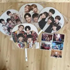 SexyZone timelesz カウコン うちわ　おまけ