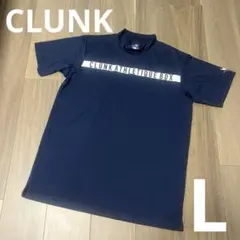 【極美品】CLUNKゴルフモックネックシャツ ネイビー　Lのサムネイル