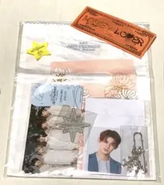 【公式】TXT アプグレ特典2会場 ヨンジュン君トレカ 落下物付きセットです。